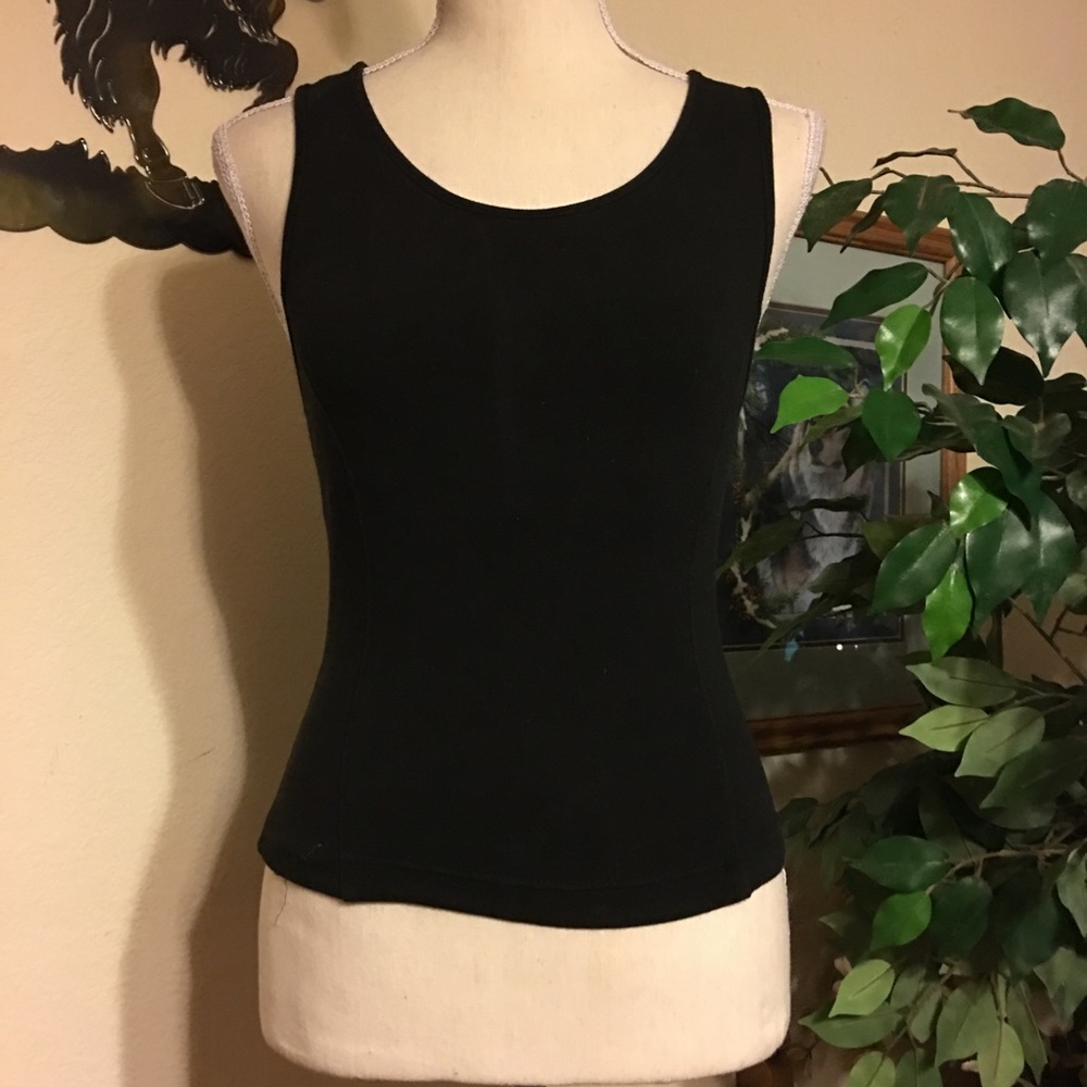 Athletech Black racer back BIB tank GUC M